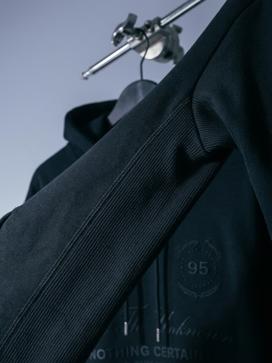 Detalle del tejido de un saco JUNGLE