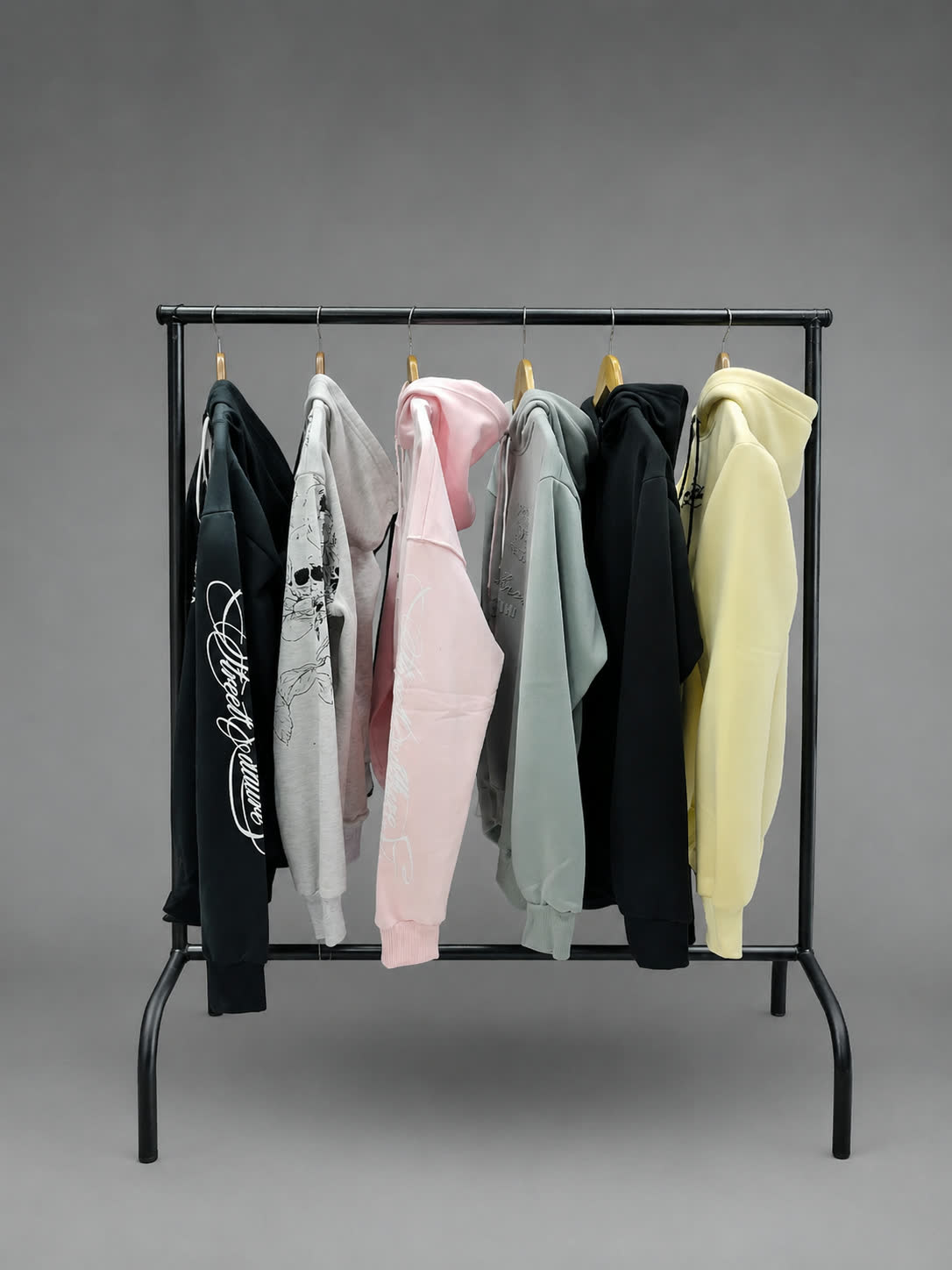 Rack de sacos JUNGLE en el showroom